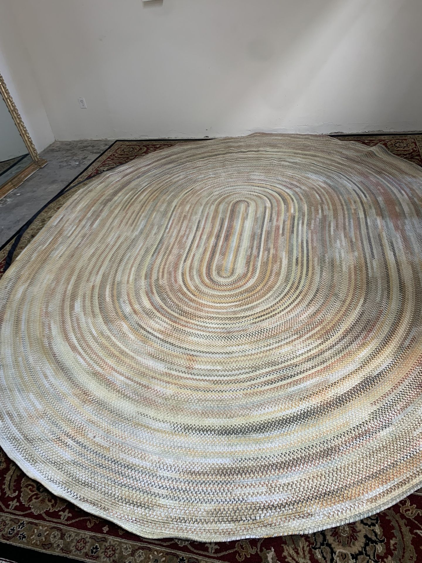 Large Oval Braided Rug