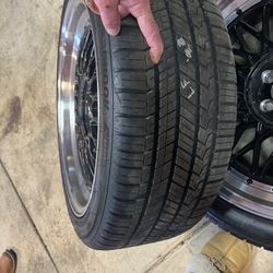 4 Brand New Mounted And Balanced Hancook245/40/zr19 Tires And Rims