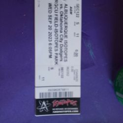 Isotopes Tickets 4 Tickets 