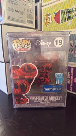 Firefighter Mickey art Walmart exclusive