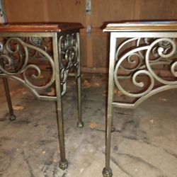 Two Matching End Tables 