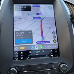 Tesla Style Radio WiFi Bluetooth Internet Mirror Back Up Camera Ready 