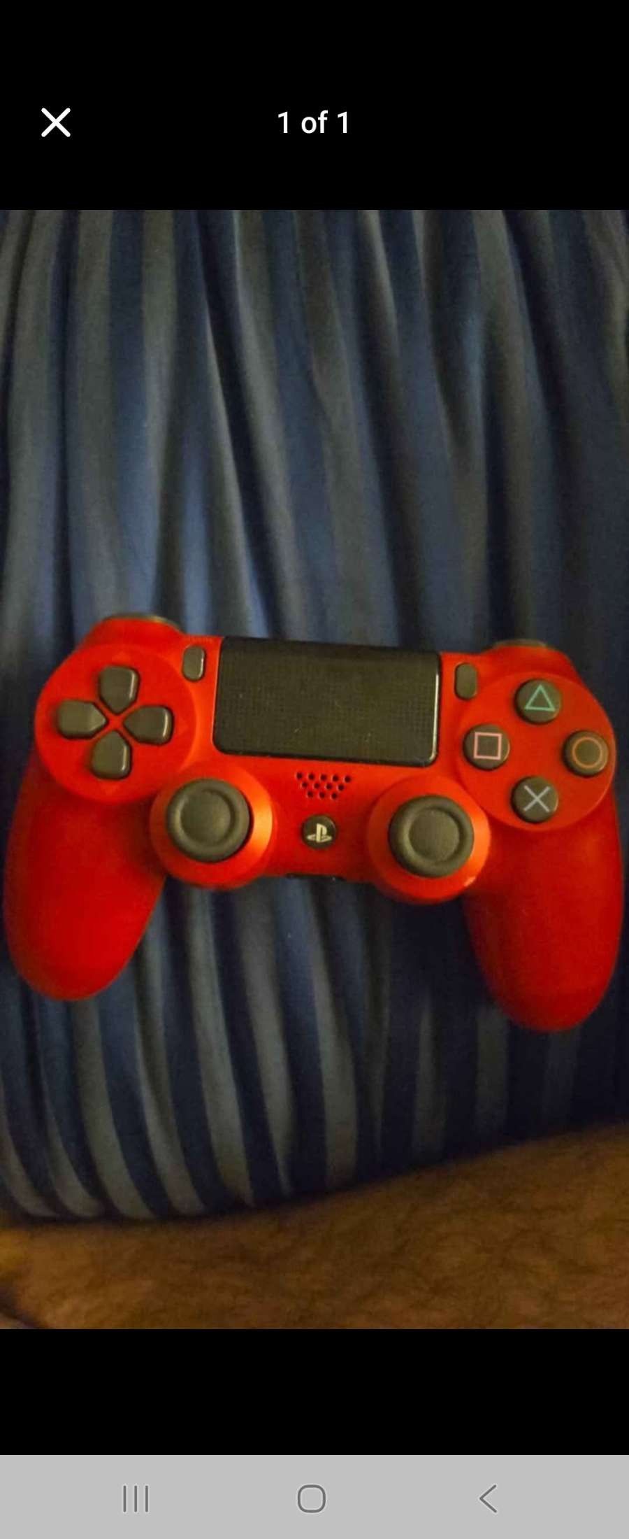 PS4 Controller Magma Red