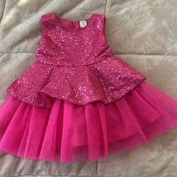 Pink Sequin Tutu Dress