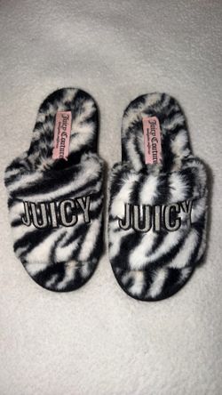Juicy Couture Slippers Zebra 🖤
