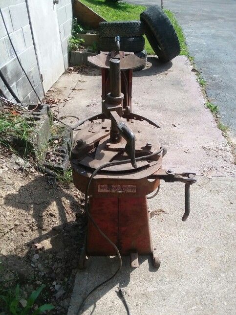 Old Tire Machine