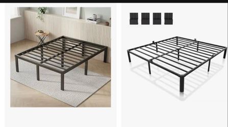 King size metal bedframe