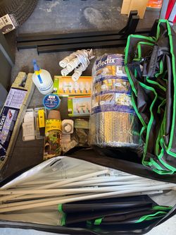 Indoor Growing Tent and Supplies Lot