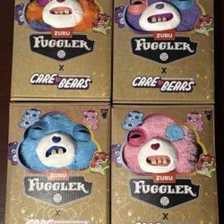 VHTF Complete Set Fuggler Care Bears 