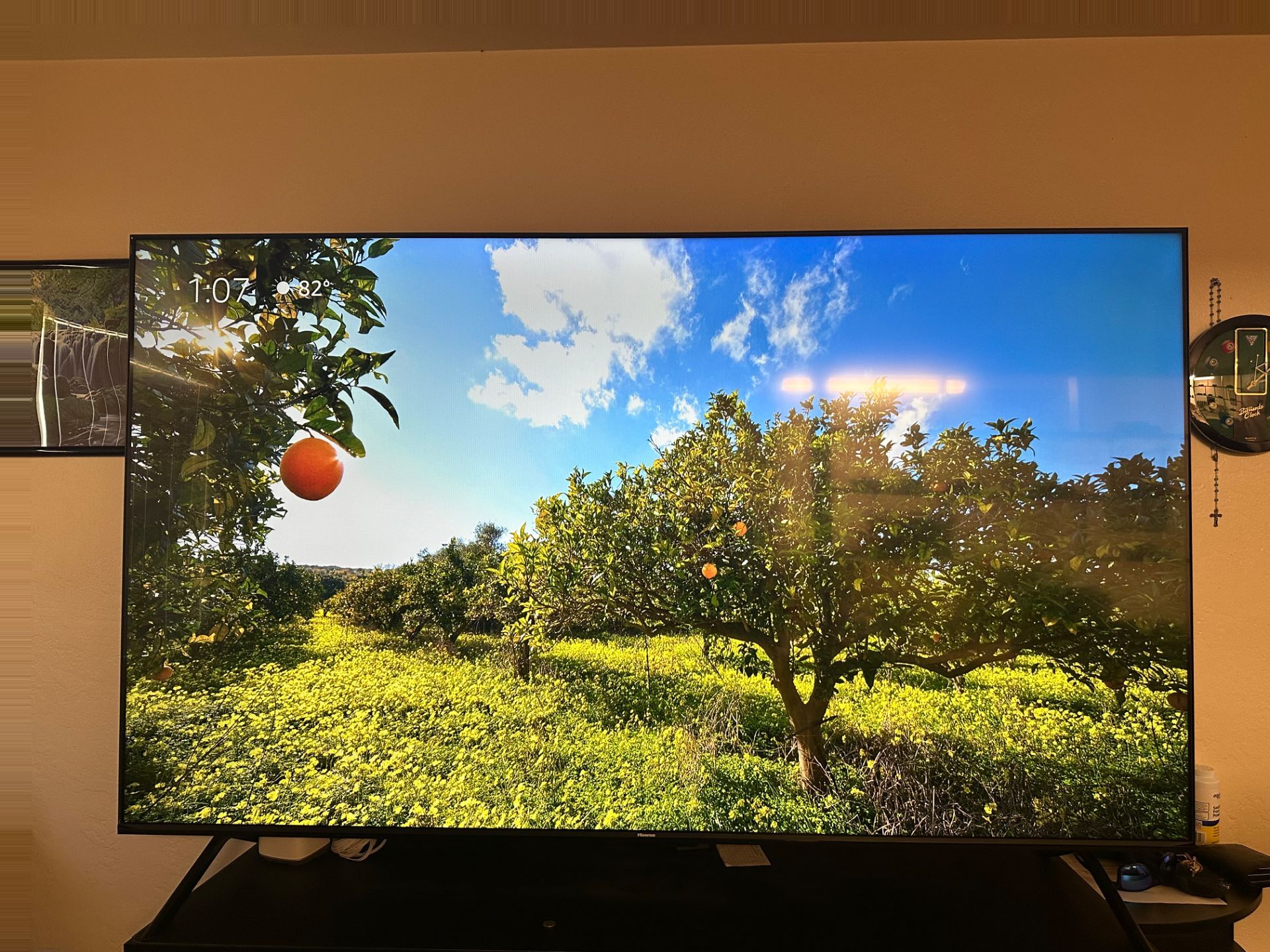 85 inch Hisense TV