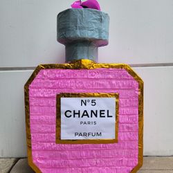 Chanel Perfum Piñata For Birthday Parties,  Barbie 