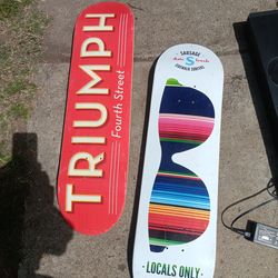 !! 2 Skateboards No Wheels  Price For Both Firm Price