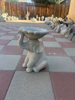 New Elephant Made Out Of Cement