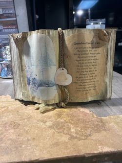 Vintage decoupage book