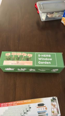 5-herb window garden box pick up only