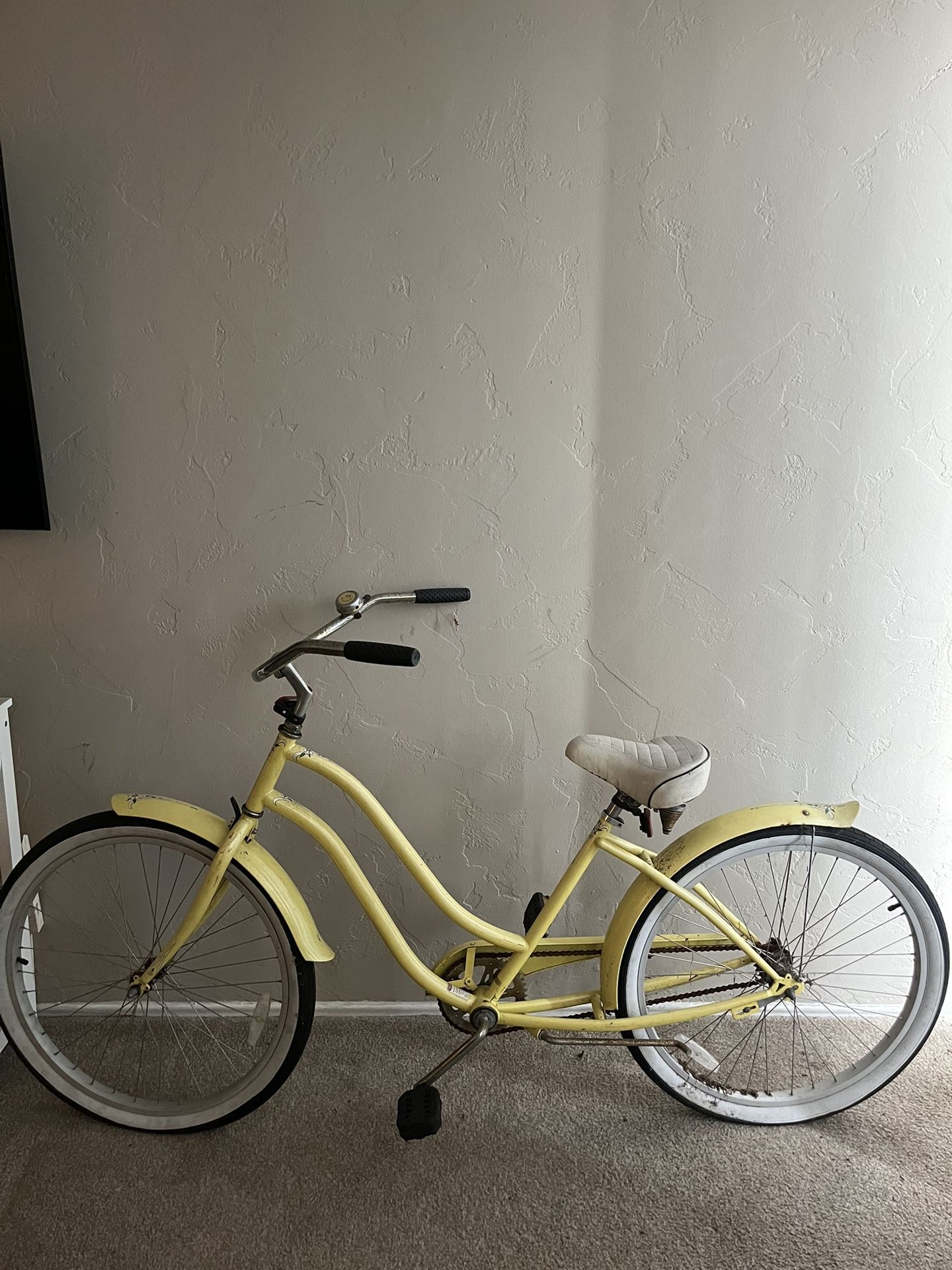 Yellow Beach Cruiser