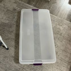 Large storage container for under bed