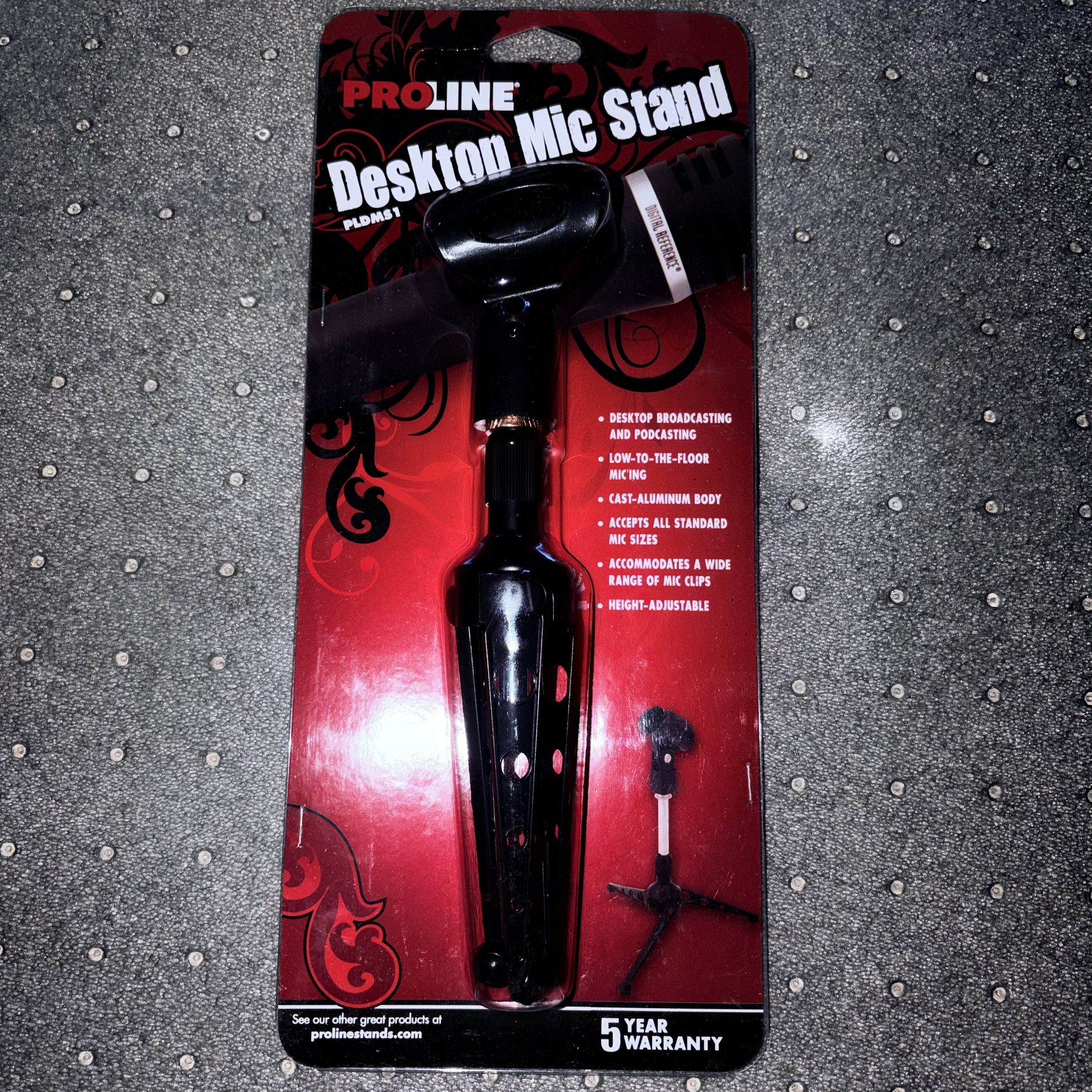 Pro Line Desktop Mic Stand