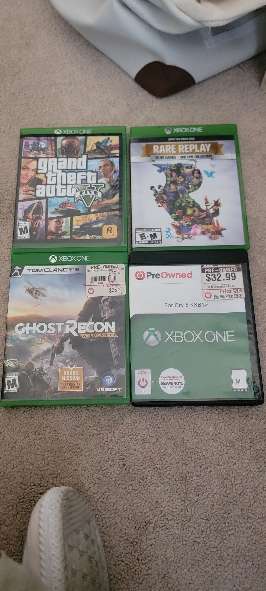 GTA 5, Far Cry 5, GR Wildlands, Rare Replay
