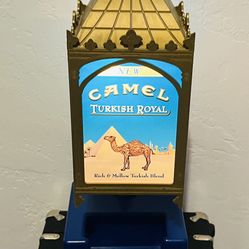 Vintage Camel Turkish Royal - Jade  Cigarette Lamp Light Tobacco Advertising