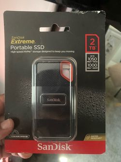 Brand new SanDisk extreme pro 2tb still in package