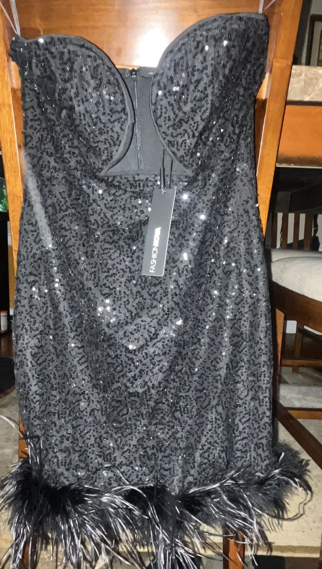New Fashionnova Sequin Mini Dress Size Medium