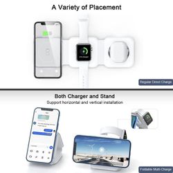 3 in 1 Magnetic Wireless Charger Fast Charging 