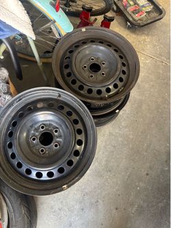 17 inch steelies 5x 114