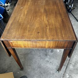 Antique Leaf Drop Table 