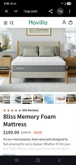 Bliss Memory Foam Mattress