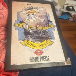One Piece Going Merry Framed Poster
