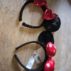 Minnie Mouse Ears Headband Disney 2-Pack