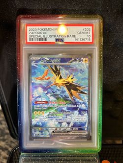 Zapdos ex 151 pokemon PSA 10