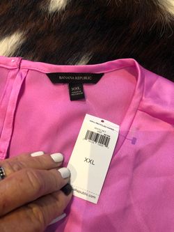 Xxl banana republic pink top