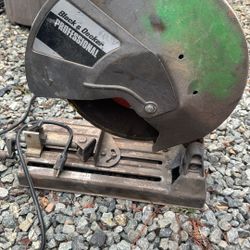 Black Decker metal cut saw