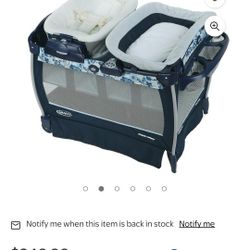 GracoPack'n PlayNearbySeatPlayard, Tessa, Blue,Unisex