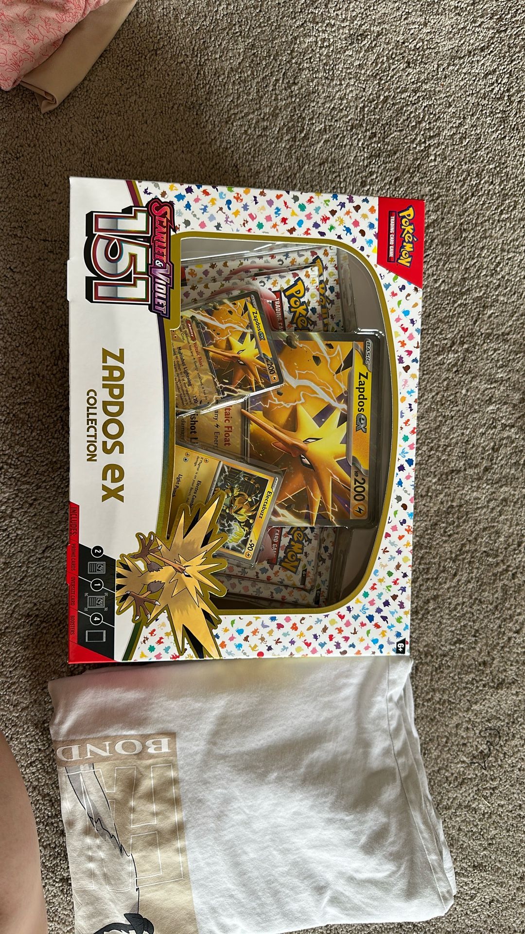 Pokemon 151 Zapdos ex Collection