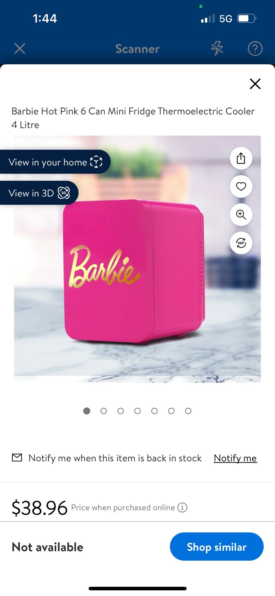 Brand New Barbie Fridge