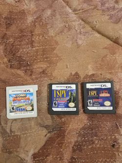 Nintendo 3DS and DS Game Cartridges Lot of 3