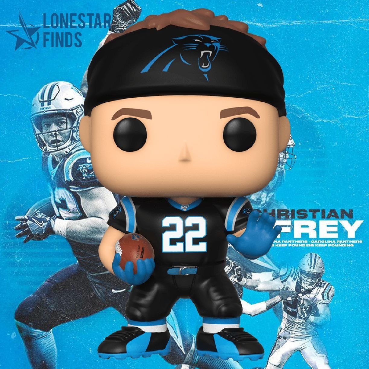 Funko Pop! NFL: Panthers - Christian McCaffrey (Away)