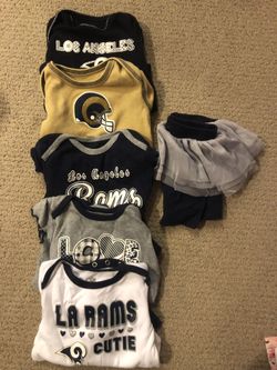 LA Rams onesies