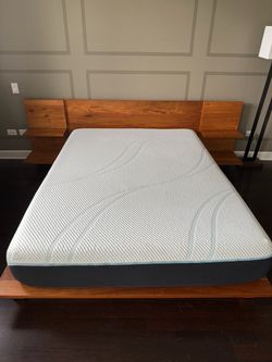 CnB Bed Frame and Tempurpedic Mattress