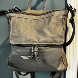 Leather Backpack Purse
