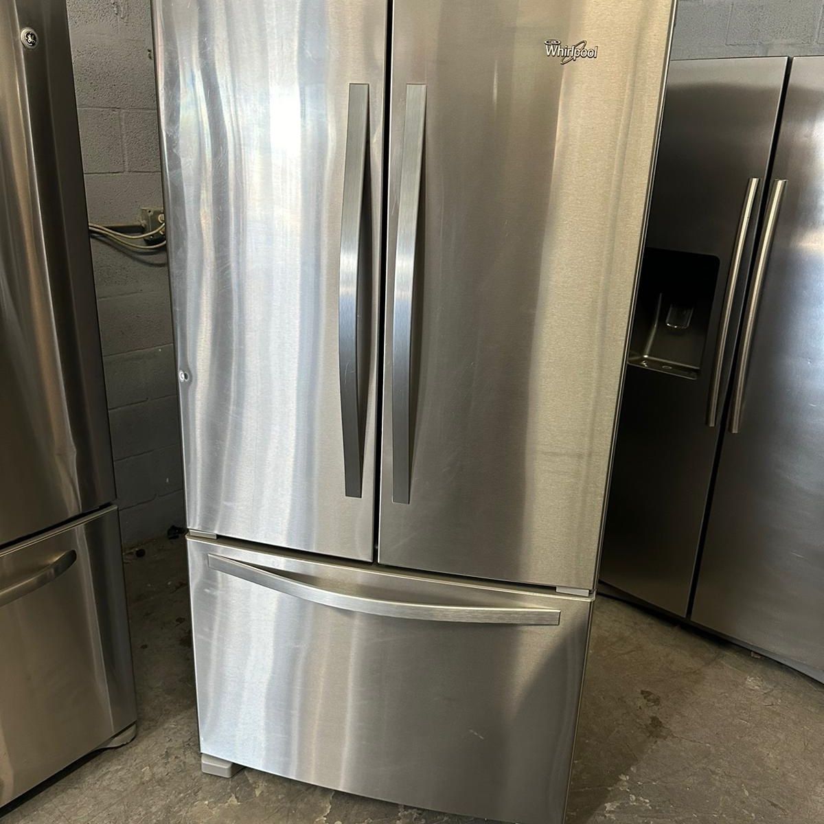 36” REFRIGERATOR STAINLESS STEEL FRIDGE REFRIGERADOR  NEVERA HELADERA