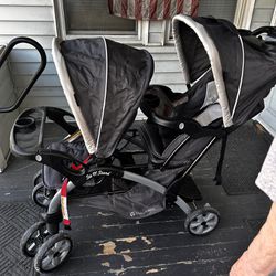 Double Stroller Baby Trend 