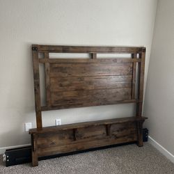 Queen Bed Frame With Mattress 