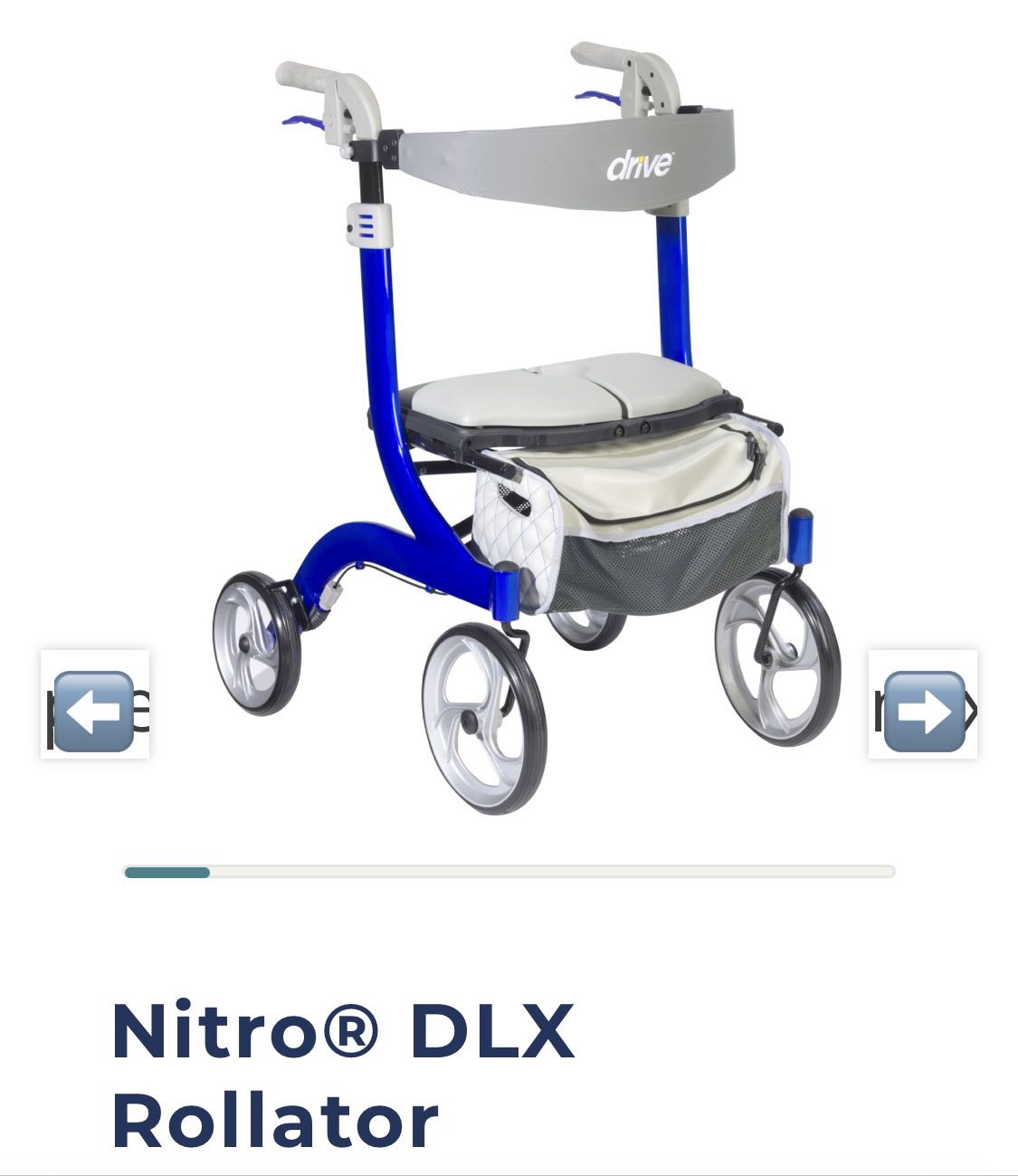 Brand New Rollator Nitro DLX