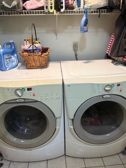 Washer and dryer