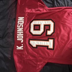 Authentic Vintage Keyshawn Johnson #19 Tampa Bay Buccaneers Jersey - Adidas NFL OnField - NWT