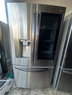 LG French Door Fridge – InstaView, Ice/Water, Stainless